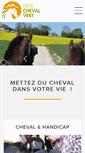 Mobile Screenshot of isere-cheval-vert.com