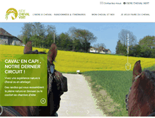 Tablet Screenshot of isere-cheval-vert.com